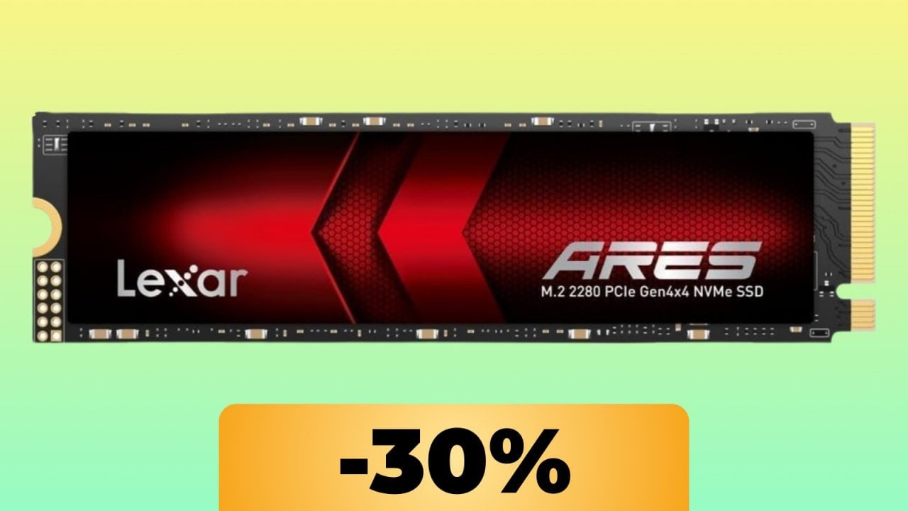 Offerta Imperdibile: SSD Lexar Ares da 1TB al Prezzo Minimo Storico su Amazon